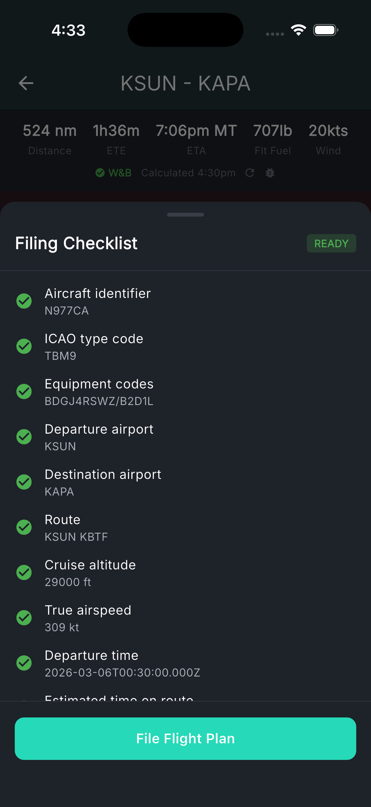 File it, log it, close it.