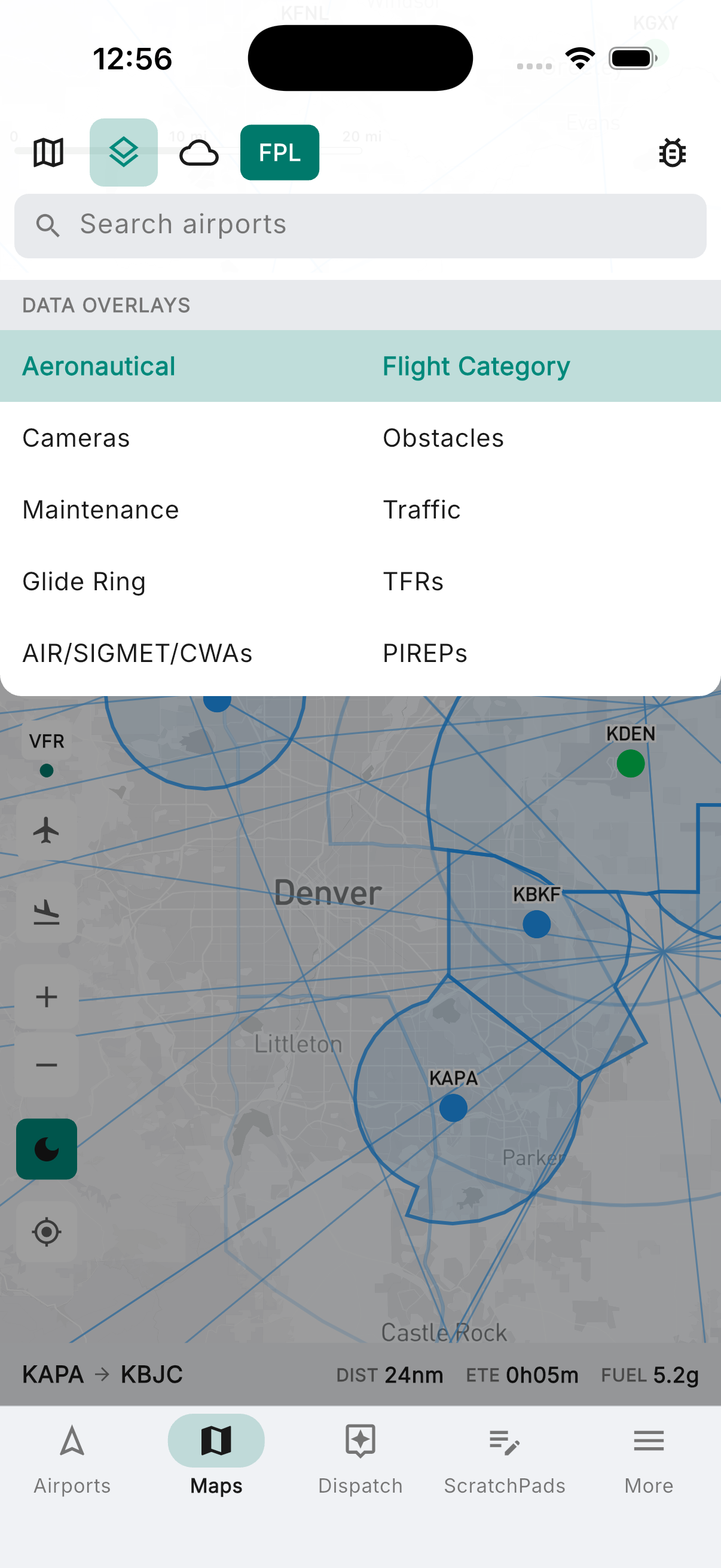 Weather, traffic, and hazards — all on the map.