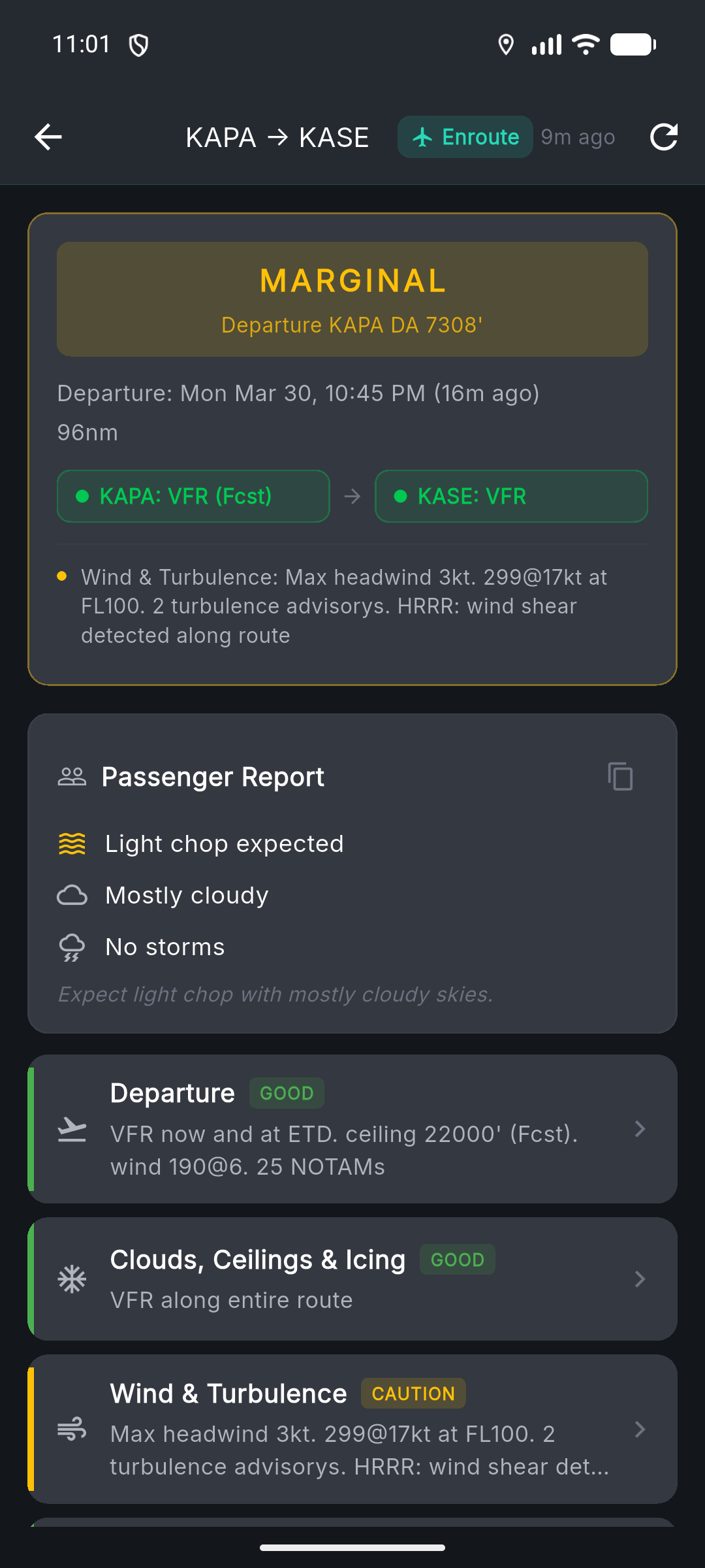 Smart flight analysis